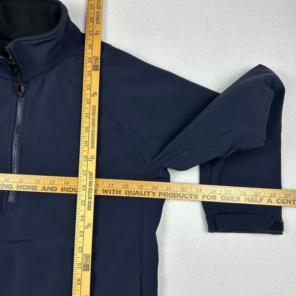 First Tactical Tactix Womens L Softshell Jacket Pullover Navy Blue Fleece Lined - Picture 9 of 11